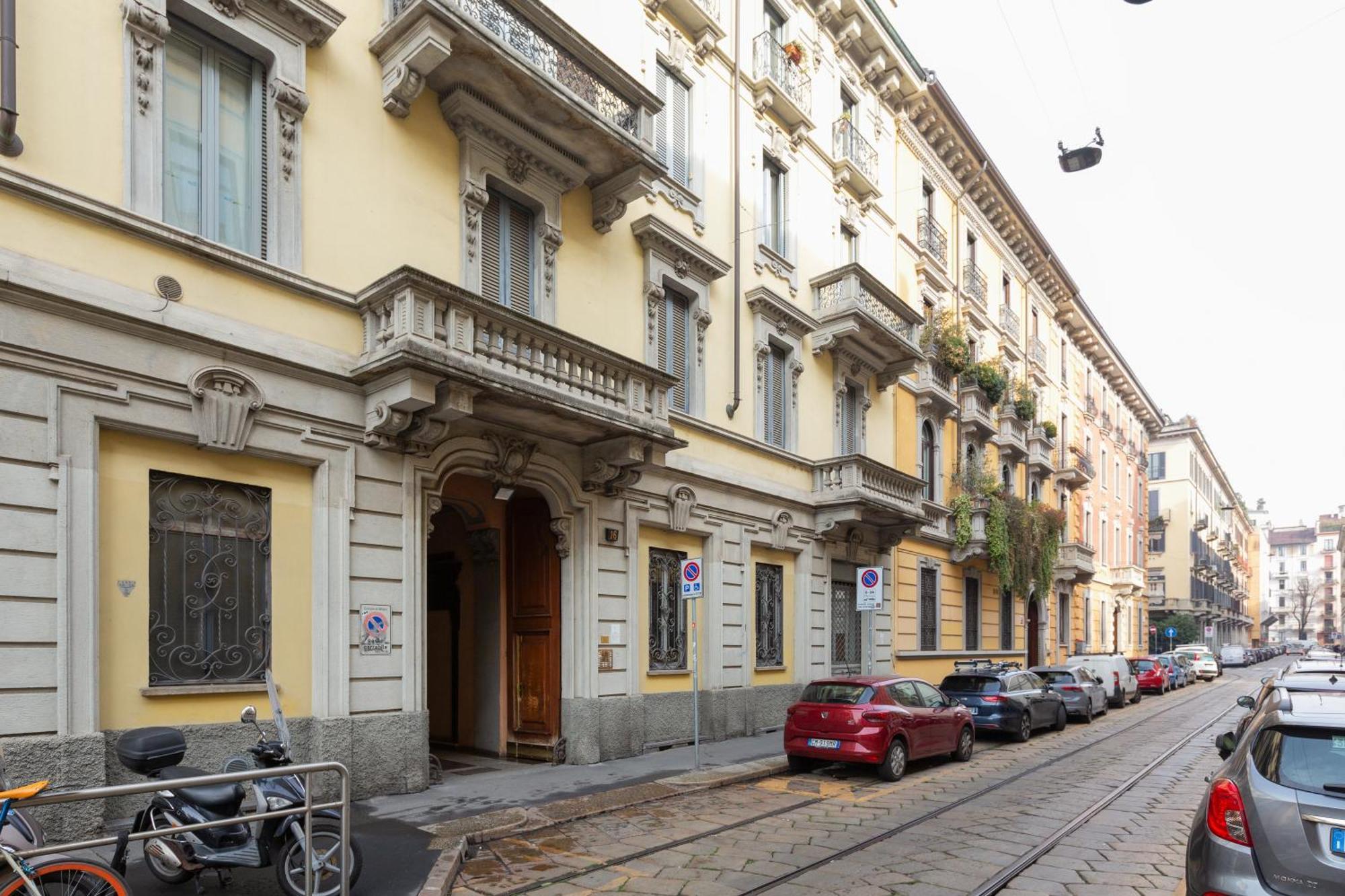 Sant'Agostino - Charming Retreat 210M From M2 Apartment Milan Luaran gambar